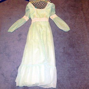 Vintage Peasant Prairie Dress